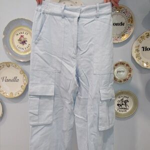 Altar'd State Light Blue Cargo Pants